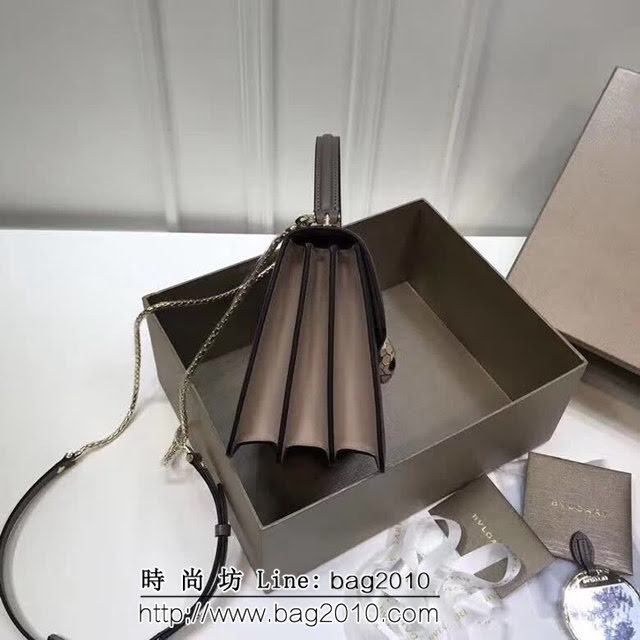 BVLGARI寶格麗 專櫃新款 蛇頭扣環 三層琺瑯蛇頭包 可手提肩背斜挎 B38329 FYD1346